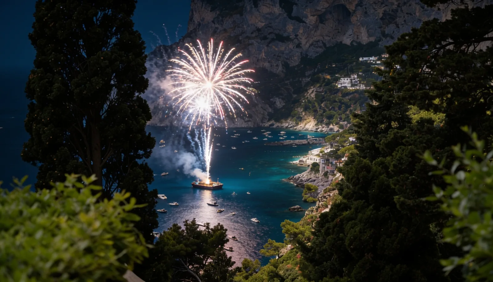 Capri Wedding Fireworks